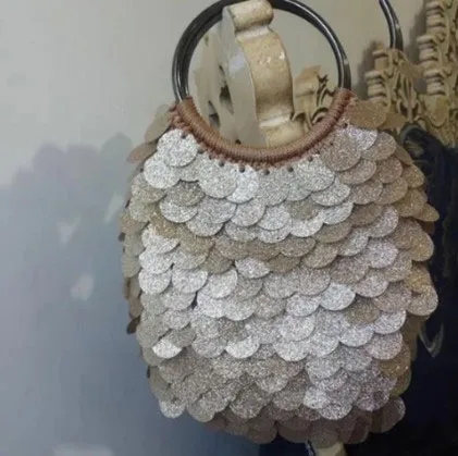 ساخت کیف با پولک